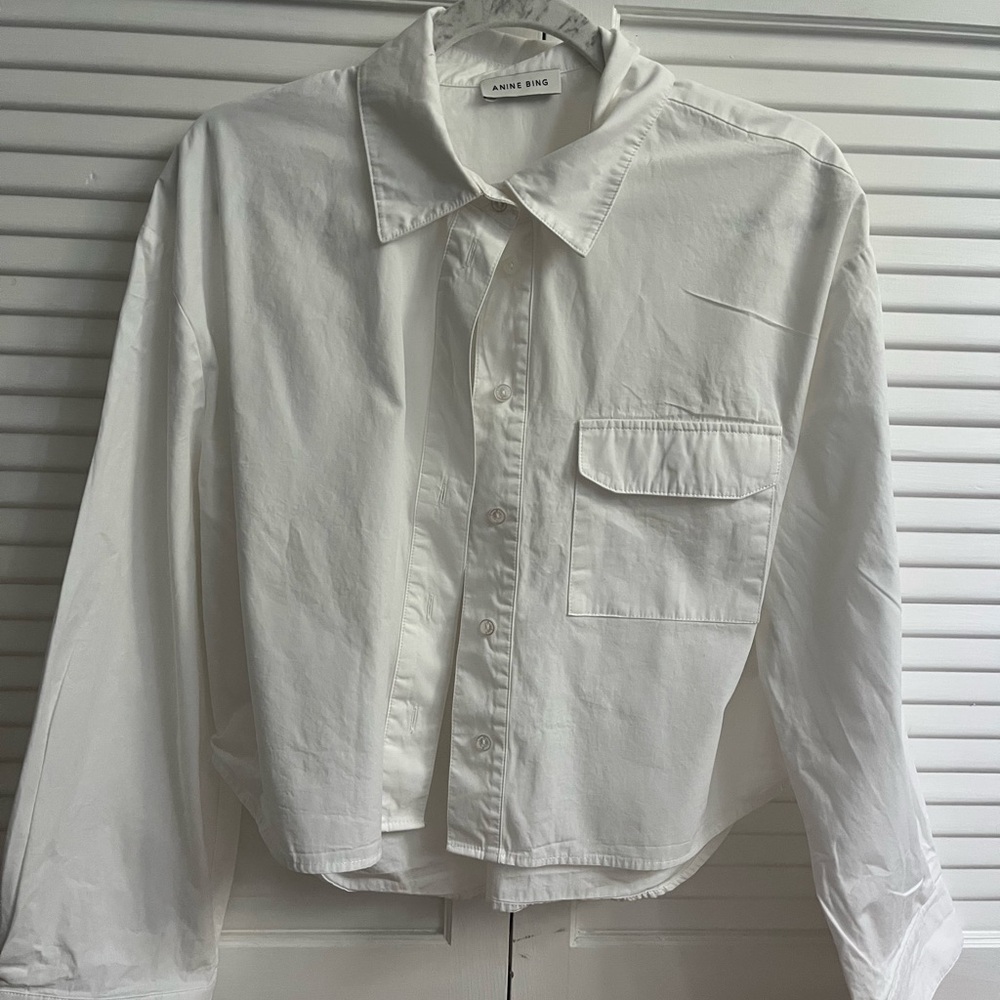 Anine Bing cropped shirt